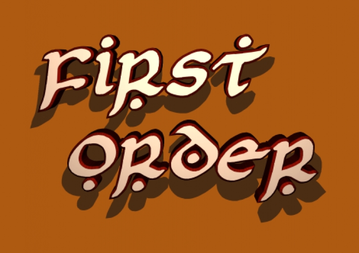 First Order Font Download