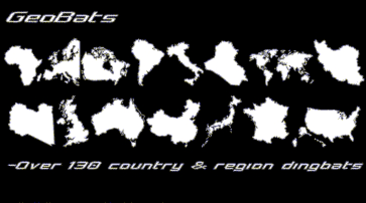 GeoBats Font Download