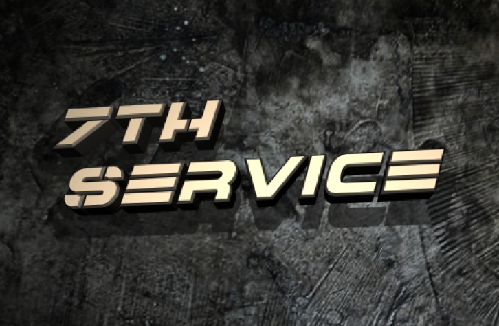 7th Service Font Download