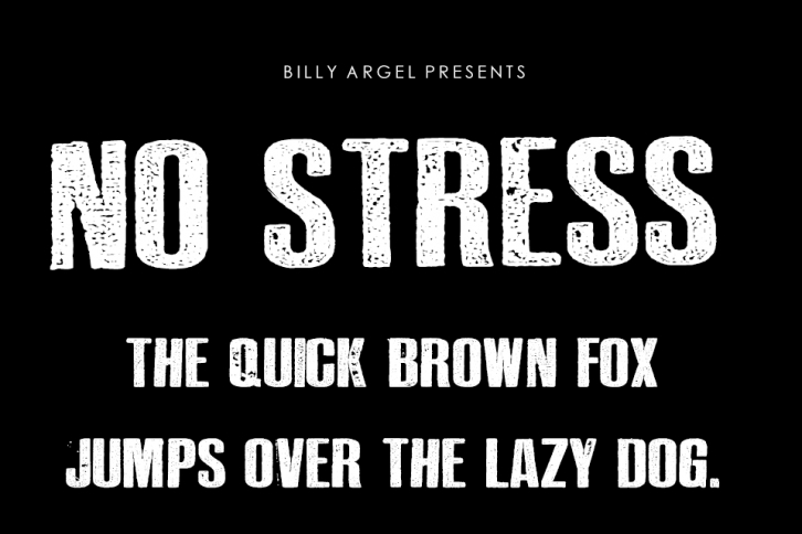NO STRESS Font Download