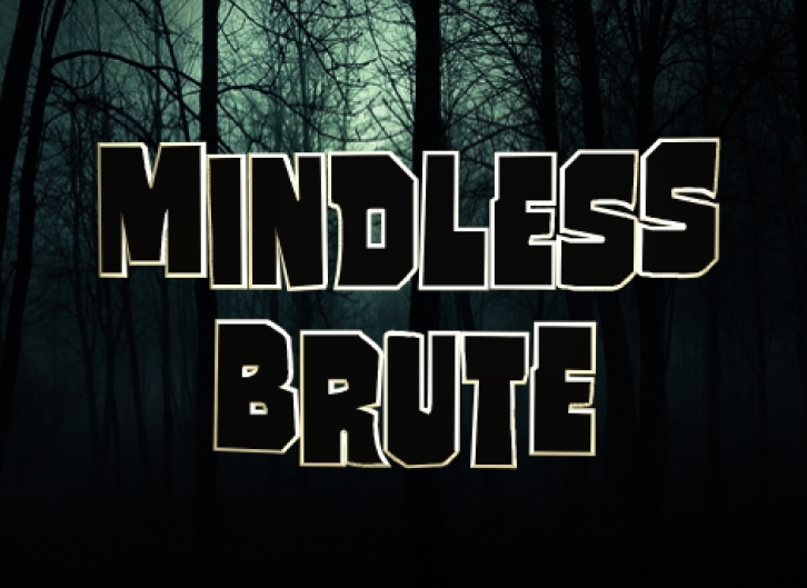 Mindless Brute Font Download