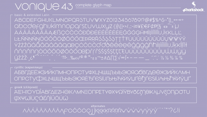 Vonique 43 Font Download