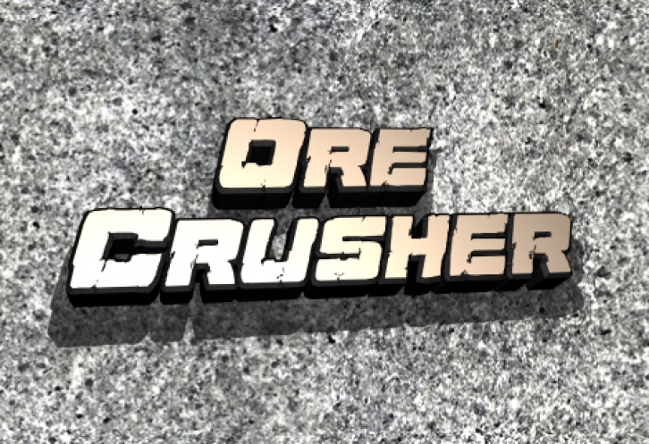 Ore Crusher Font Download