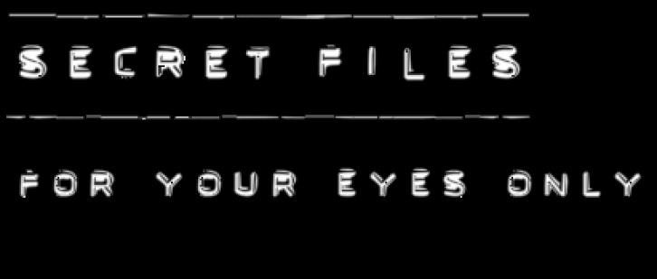 Secret Files Font Download