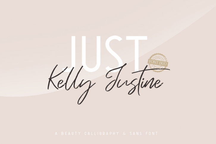 Just Kelly Justine Font Download