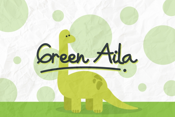 Green Aila Font Download