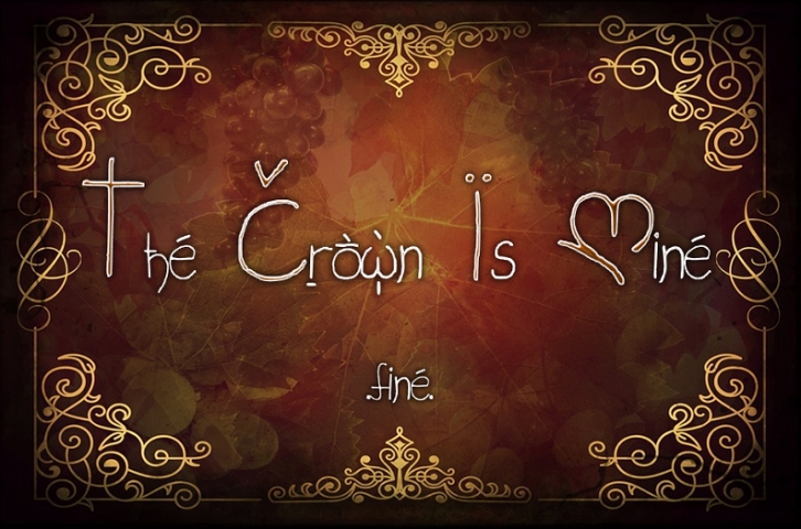 The Crown Is Mine _ Fine Font Download