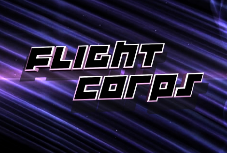Flight Corps Font Download