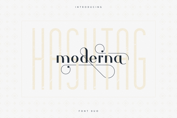 HASHTAG MODERNA Font Download