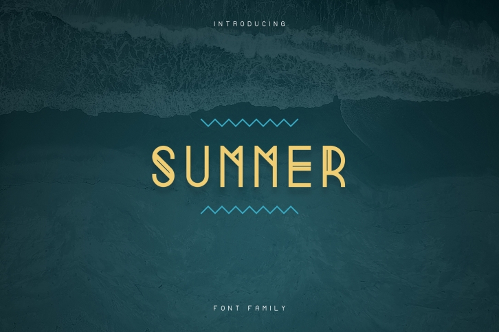 SUMMER DISPLAY FONT Font Download