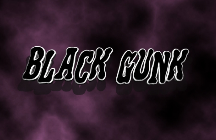 Black Gunk Font Download