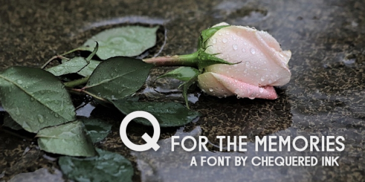 Q for the Memories Font Download