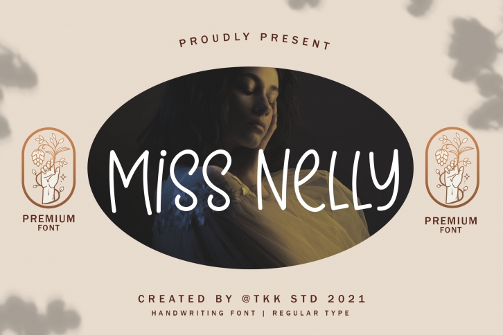Miss Nelly - Girly Handwriting Font Font Download