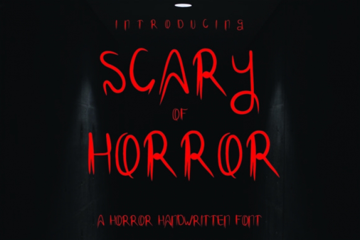 Scary of Horror Font Download