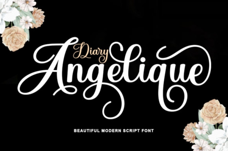 Diary Angelique Font Download