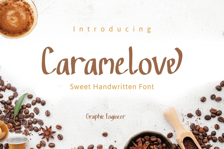 Caramelove a Quirky Handwritten Font Font Download