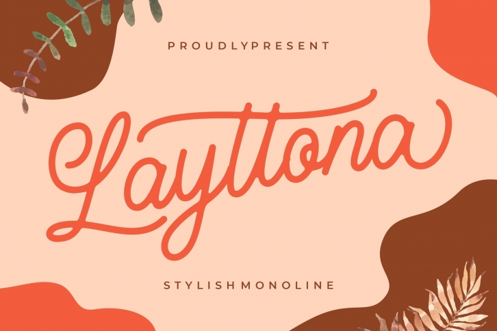 Layttona Stylish Monoline Font Download