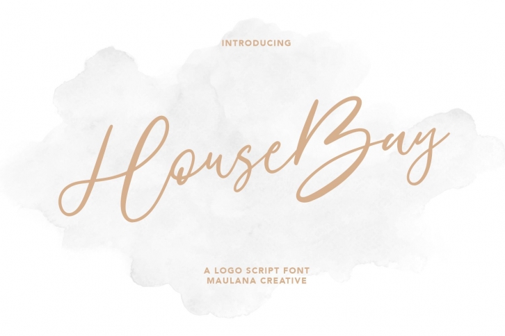 HouseBay Logo Script Font Font Download