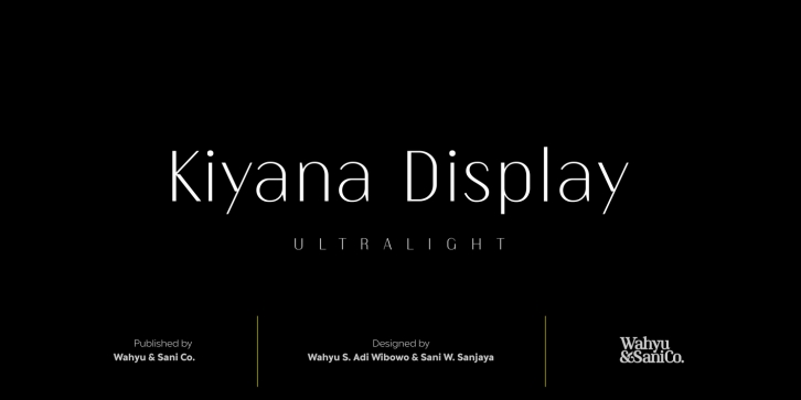 Kiyana Display Font Download