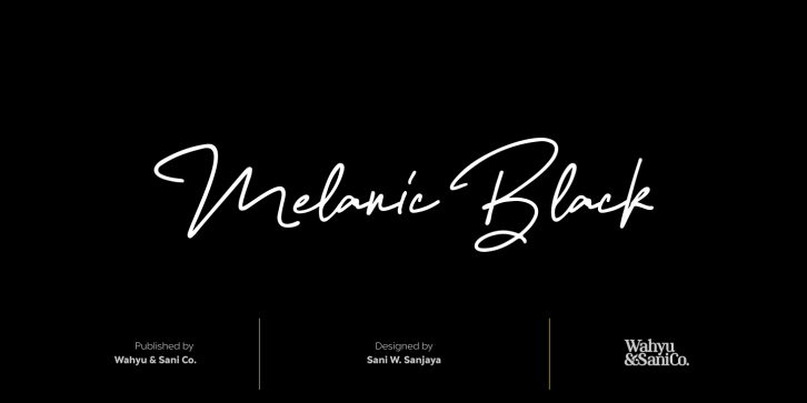 Melanic Black Font Download