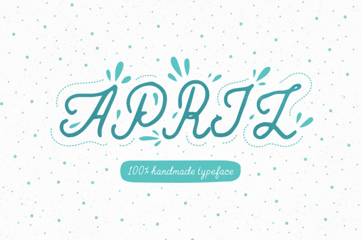 April—handwritten font Font Download