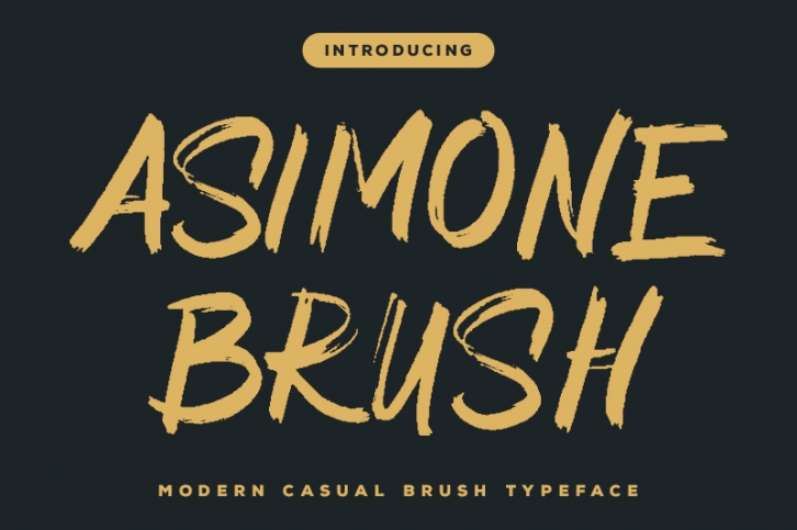 Asimone Brush Font Download