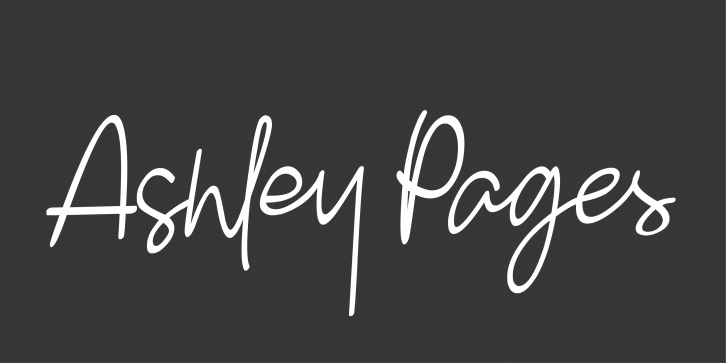 Ashley Pages Font Download