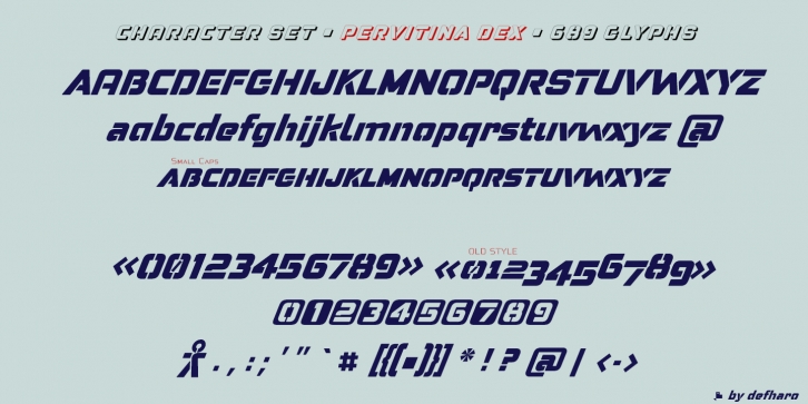 Pervitina Dex Font Download