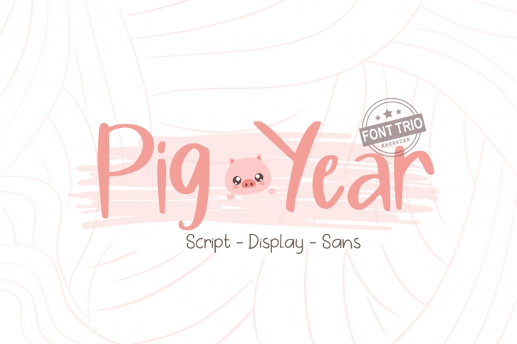 Pig Year Display Font Download