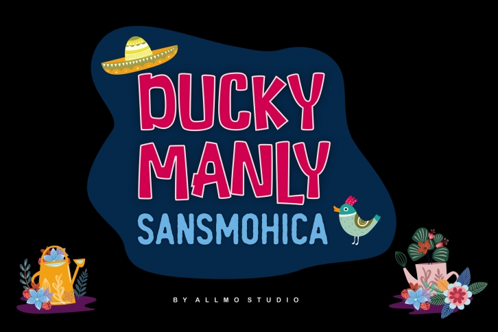 Duckymanly Font Download