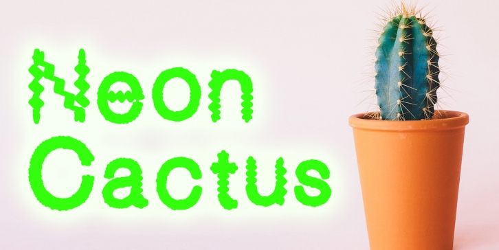 Neon Cactus Font Download