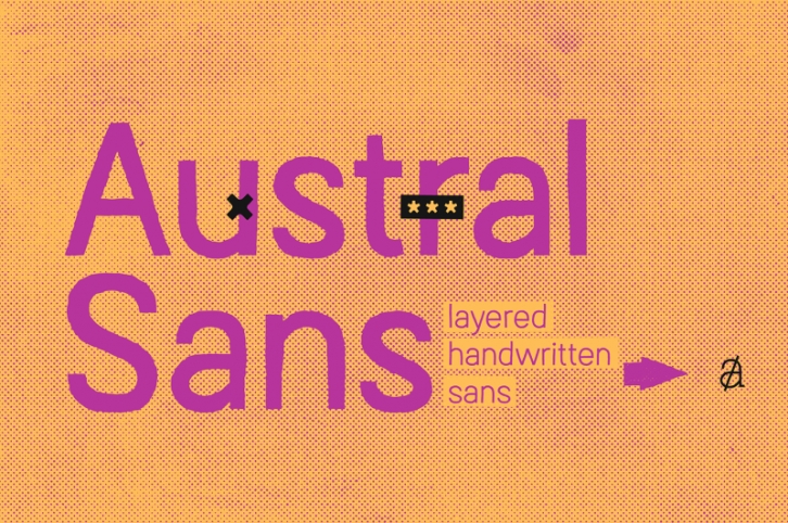 Austral Sans *Complete Family Font Download