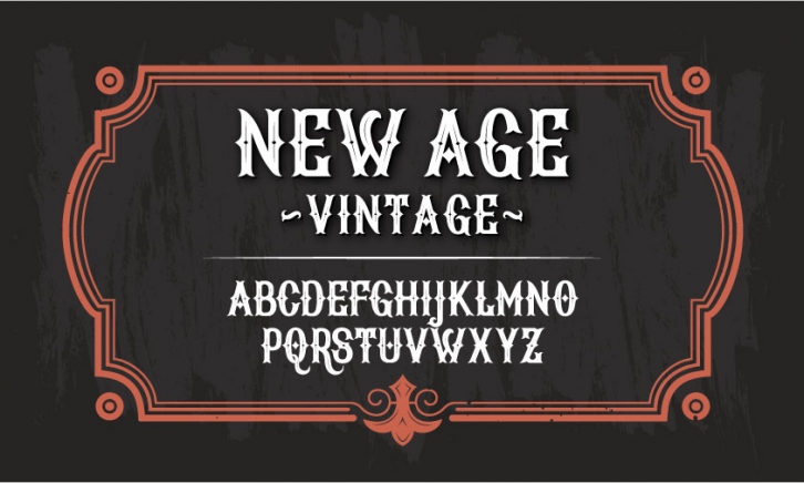 New Age Vintage Font Download