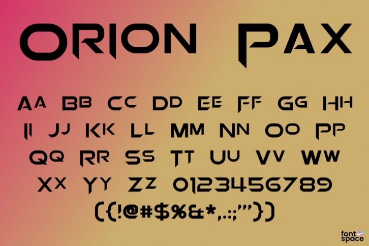 Orion Pax Font Download