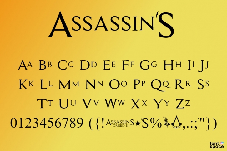 Assassin's Font Download