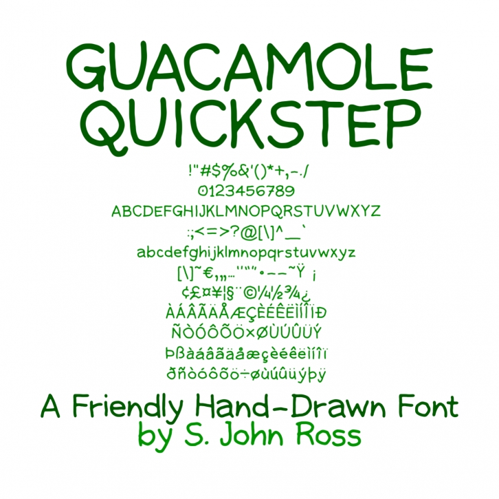 Guacamole Quickstep Font Download