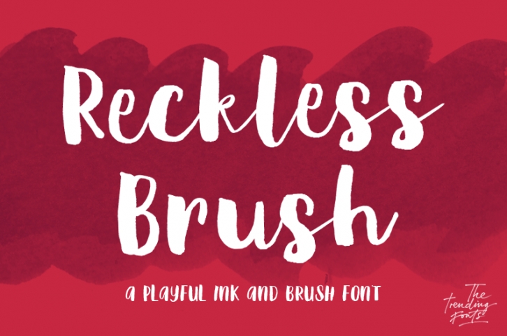 Reckless Brush Font Download