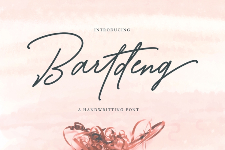 Bartdeng Handwritten Font | NEW Font Download