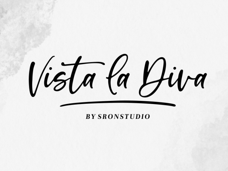 Vista La Diva Font Download