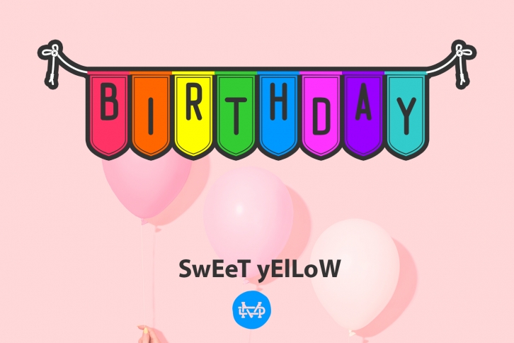 SwEeT yElLoW Font Download