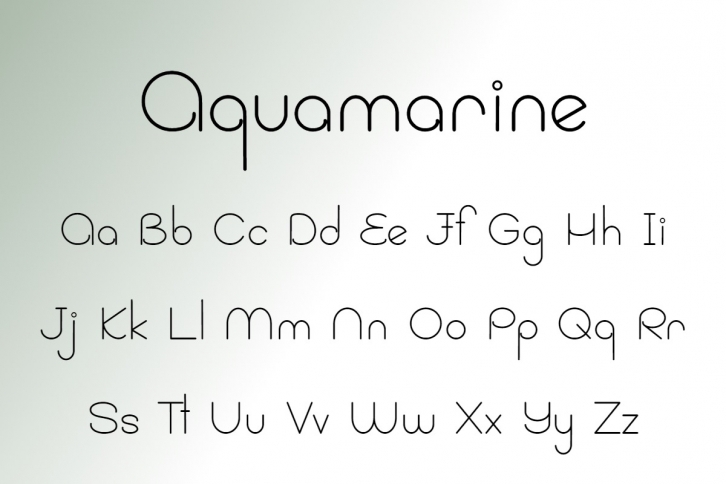 Aquamarine Font Download