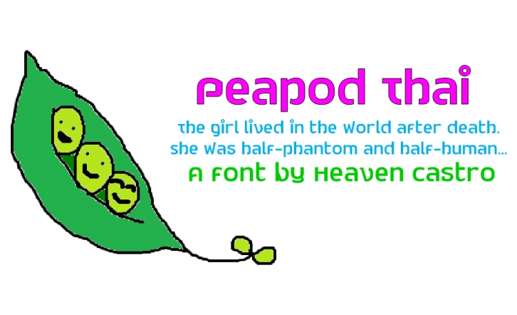 Peapod Thai Font Download