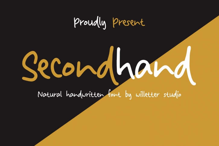 Secondhand Font Download