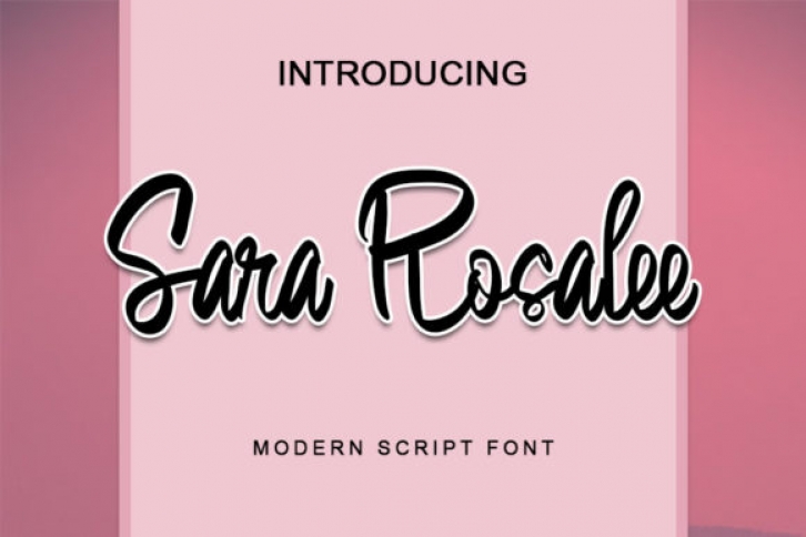 Sara Rosalee Font Download