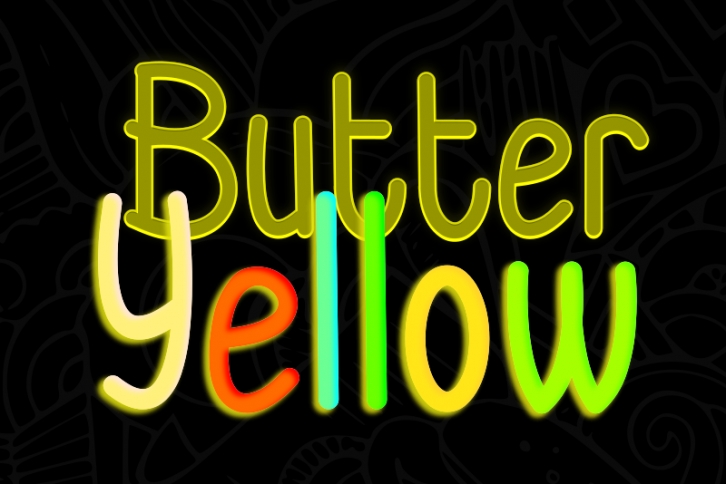 Butter Yellow Font Download