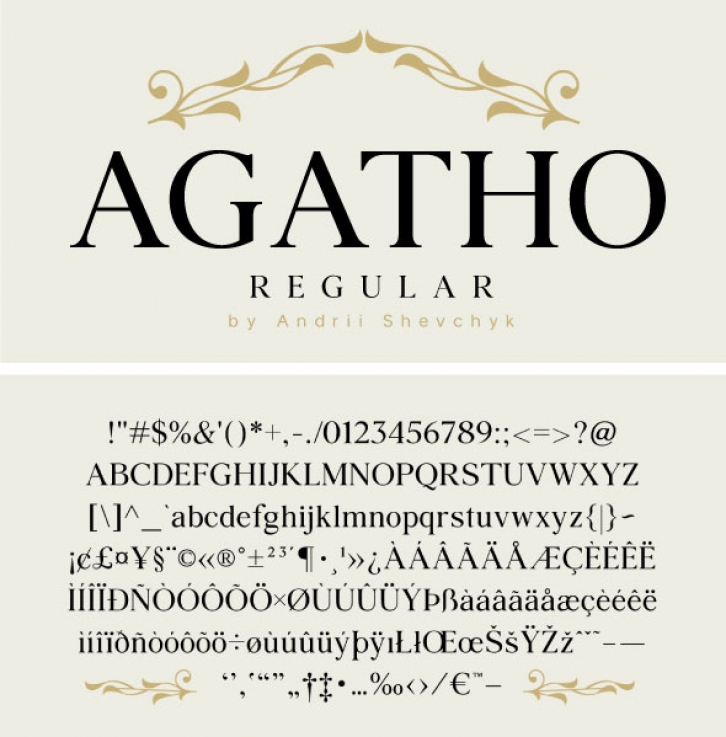 Agath Font Download