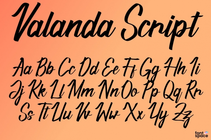 Valanda Scrip Font Download