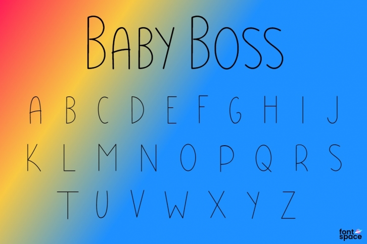 Baby Boss Font Download