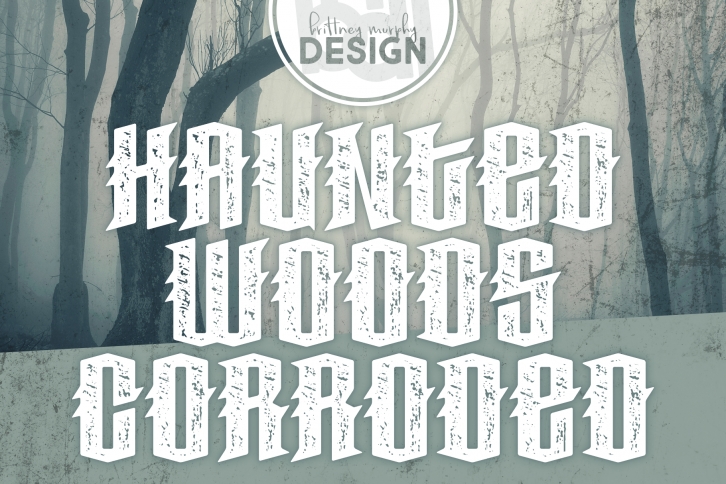 Haunted Woods Corroded Font Download