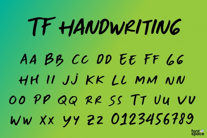 TF-Handwriting Font Download